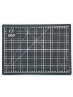   Vágóalátét - öngyógyuló vágólap, centiméteres beosztással, fekete színű - DAFA - A4-es méret, 30x22 cm, 3 mm vastag