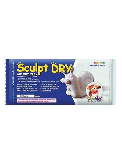 Modellező Agyag - Modeling Clay - MUNGYO Sculpt Dry - Fehér 500 gr