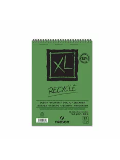 CANSON XL RECYCLE, rajztömb, röv.old. spirálkötött, mikroperforált 160g/m2 25 ív A5