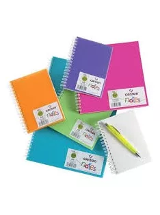   CANSON spirálkötött rajz- jegyzettömb, Lila polipropylén fedő, finom szemcsés 120g/m2 50 ív 18,5 x 18,5 cm 