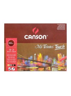 Mi-Teintes Touch CANSON, pasztelltömb ragasztott 350g 12 ív, 4 színű. 24 x 32