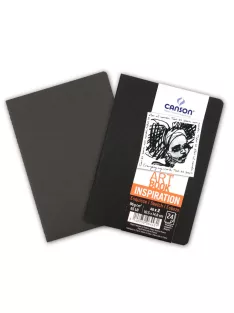 CANSON ArtBooks Inspiration vázlatfüzet, 24 ív,   A6 borító: fekete/sötétszürke