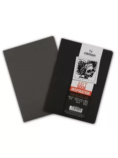 CANSON ArtBooks Inspiration vázlatfüzet, 30 ív,   A5 borító: fekete/sötétszürke