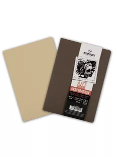 CANSON ArtBooks Inspiration vázlatfüzet, 30 ív,   A5 borító: dohány/osztriga