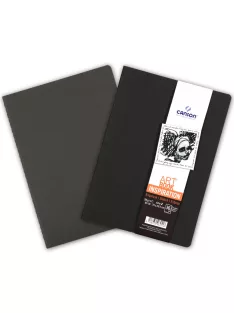CANSON ArtBooks Inspiration vázlatfüzet, 36 ív,   A4 borító: fekete/sötétszürke