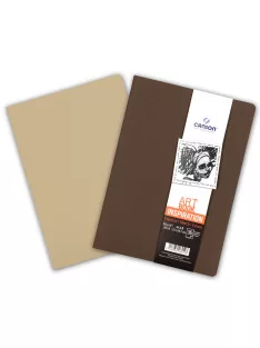 CANSON ArtBooks Inspiration vázlatfüzet, 36 ív,   A4 borító: dohány/osztriga