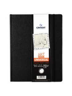 CANSON ArtBooks UNIVERSAL, vázlatkönyv,  rögzítő gumipánt, belső tasak 96g 112 ív 21,6 x 27,9