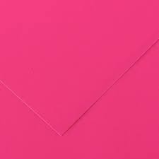 VIVALDI CANSON, fluoreszkáló papír, egyoldalas, ívben 250g/m2 fluor pink A4