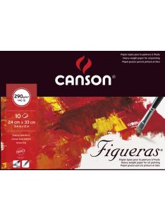 FIGUERAS tömb, olaj- és akrilfestő papír, vászonjellegű290g/m2 10 ív 24 x 33