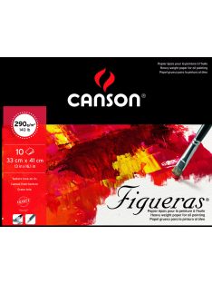 FIGUERAS tömb, olaj- és akrilfestő papír, vászonjellegű290g/m2 10 ív 33 x 41