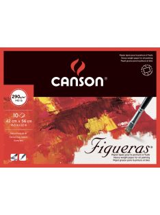 FIGUERAS tömb, savmentes olaj- és akrilfestő vászonjellegű 290g 10 ív 42 x 56