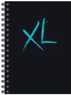 CANSON Books XL MIX MEDIA fehér szemcsés rajztömb, spirálkötött, fekete borítóval, 300g/m2 40 ív A4