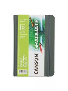   CANSON Graduate Vázlatkönyv, keménykötésű 160 g/m2 52 lap 104 oldal A6