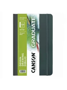   CANSON Graduate Vázlatkönyv, keménykötésű 160 g/m2 52 lap 104 oldal A5