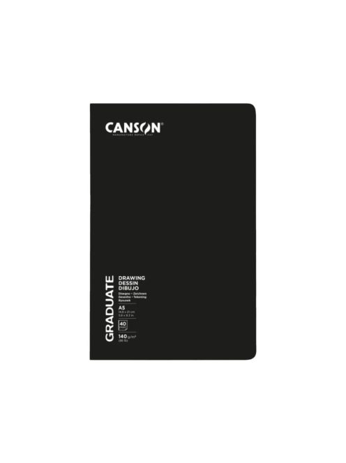CANSON Graduate Skiccfüzet, tűzött 140 g/m2 20 lap A5