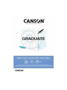 CANSON Graduate Átrajzoló tömb, ragasztott 70g/m2 40 ív A3