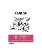CANSON Graduate Manga marker vázlattömb, ragasztott 70g/m2 50 ív A3
