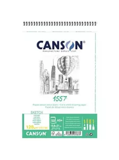 1557 savmentes, fehér skicctömb 120g/m2 50 ív A5+