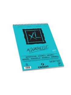 CANSON XL AQUARELLE,   naturfehér, akvarelltömb, spirálkötött, mikroperforált 300g/m2 30 ív A4