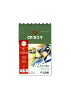 C á grain rajztömb rövid oldalán spirálozott 224g/m2 30 ív A5+