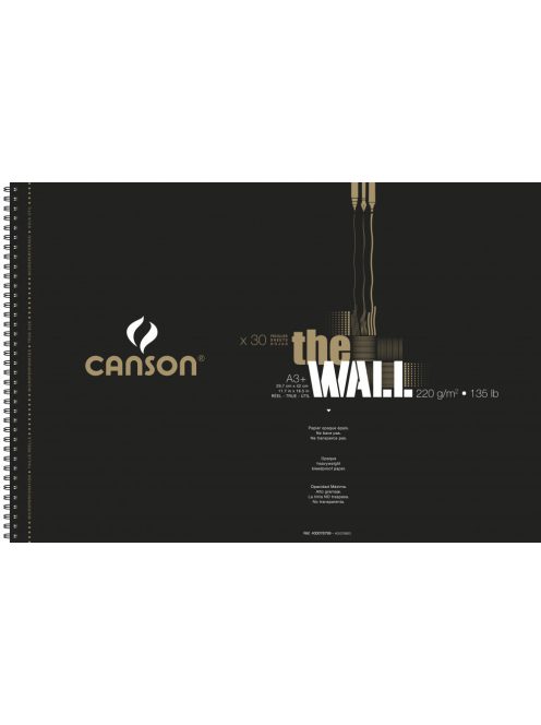 THE WALL kétoldalas Layout-papír tömb, grafikai filctollhoz 220g/m2 30 ív 29,7 x 43,7