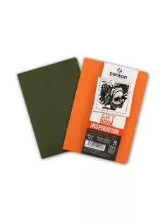 CANSON ArtBooks Inspiration vázlatfüzet, 24 ív,   A6 borító: borostyán/narancs