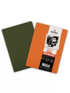 CANSON ArtBooks Inspiration vázlatfüzet, 30 ív,   A5 borító: borostyán/narancs