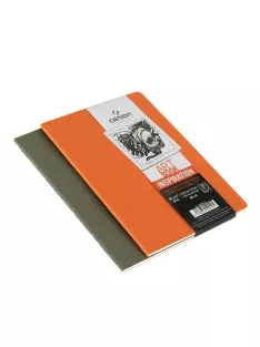 CANSON ArtBooks Inspiration vázlatfüzet, 30 ív,   A5 borító: borostyán/narancs