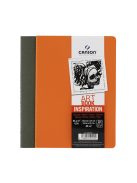 CANSON ArtBooks Inspiration vázlatfüzet, 30 ív,   A5 borító: borostyán/narancs