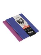 CANSON ArtBooks Inspiration vázlatfüzet, 30 ív,   A5 borító: ultramarin/violet