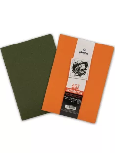 CANSON ArtBooks Inspiration vázlatfüzet, 36 ív,   A4 borító: borostyán/narancs
