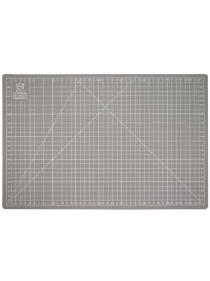   Vágóalátét - öngyógyuló vágólap, centiméteres beosztással, Szürke színű - DAFA - A3-as méret, 45x30 cm, 3 mm vastag