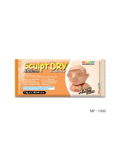 Modellező Agyag - Modeling Clay - MUNGYO Sculpt Dry - Fehér 500 gr