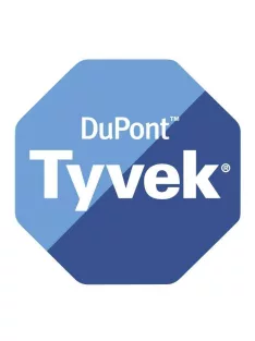 DuPont Tyvek Védőfólia, szintetikus papír, 43 gr - 152 cm széles, 25 m hosszú tekercs