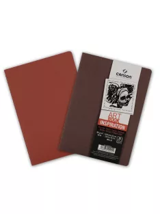   CANSON ArtBooks Inspiration vázlatfüzet, finom szemcsés papír, 96g/m2 30 ív, 2 db/szín A5 borító: bordó/tégla - Megszűnt
