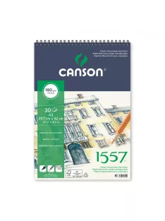   1557 savmentes, fehér rajztömb, rövid oldalán spirálkötött 180g/m2 30 ív A3 - Megszűnt