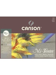   Mi-Teintes CANSON, savmentes színes pasztelltömb, (rövid oldalán ragasztott) 160g/m2 30 ív szort. 24 x 32 - Megszűnt