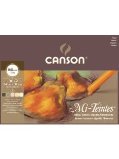   Mi-Teintes CANSON, savmentes színes pasztelltömb, (rövid oldalán ragasztott) 160g/m2 30 ív szort. 24 x 32 - Megszűnt