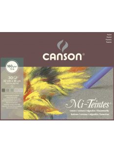   Mi-Teintes CANSON, savmentes színes pasztelltömb, (rövid oldalán ragasztott) 160g/m2 30 ív szort. 32 x 41 - Megszűnt