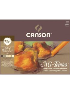   Mi-Teintes CANSON, savmentes színes pasztelltömb, (rövid oldalán ragasztott) 160g/m2 30 ív szort. 32 x 41 - Megszűnt