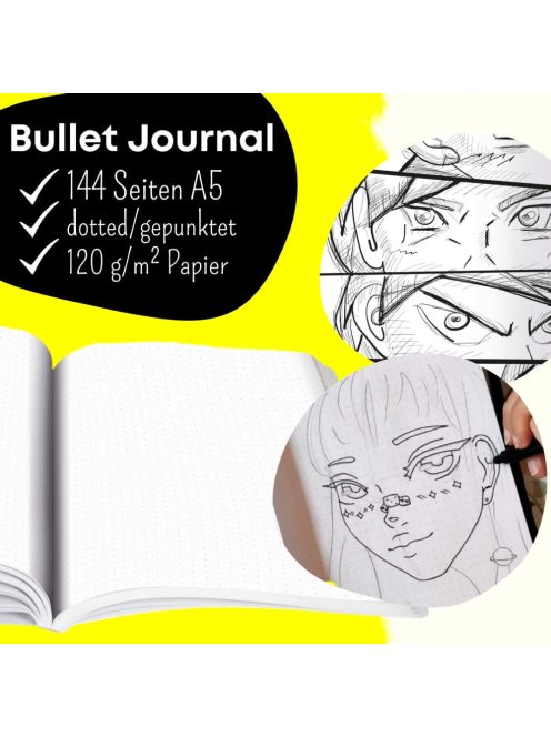 Bullet Journal Manga Készlet oktató videóval