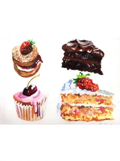   Akriltömb - Strathmore 400 Acryl Pad - 400 gr, 10 lapos, 31x46 cm, ragasztott