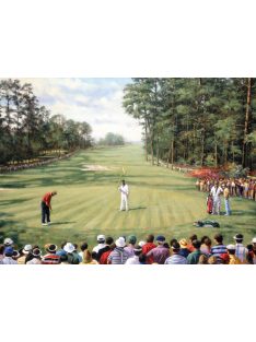   Kifestő készlet számokkal, ecsettel, felnőtteknek - 30x40 cm - Amerikai golfpálya