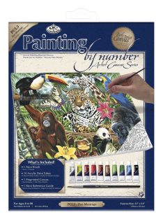 Kreatív hobby - Kifestő - Állatkert