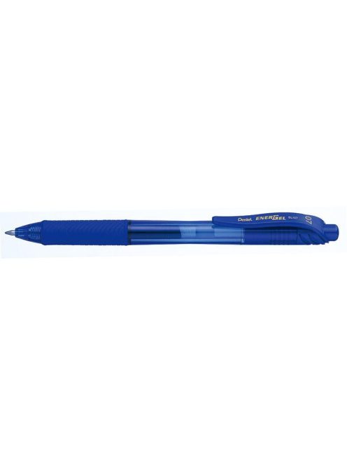 Zseléstoll, 0,35 mm, nyomógombos, PENTEL "EnerGelX BL107", világoskék