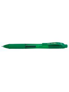   Zseléstoll, 0,35 mm, nyomógombos, PENTEL "EnerGelX BL107", zöld