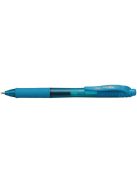 Zseléstoll, 0,35 mm, nyomógombos, PENTEL "EnerGelX BL107", világoskék