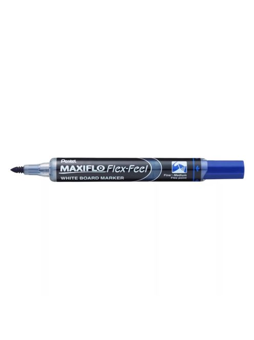 Pentel Maxiflo Flex Feel hajlékonyhegyű táblamarker 1-5 mm, kék 