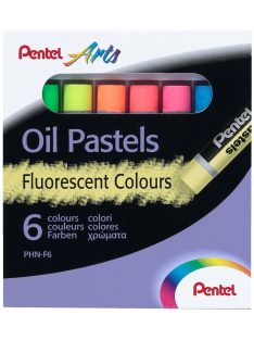 Pentel fluoreszkáló olajpasztell kréta 6 db-os 