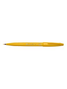   Pentel Brush Sign Pen kalligrafikus hajlékony hegyű ecsettoll - citrom 